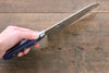 Seisuke Aonashi AUS10 3 Layer Nashiji Santoku 170mm Blue Pakka wood Handle - Japanny - Best Japanese Knife
