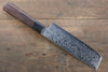 Seisuke AUS10 Damascus Nakiri 165mm Shitan Handle - Japanny - Best Japanese Knife