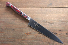  Sakai Takayuki Grand Chef Grand Chef Stainless Steel Petty-Utility 150mm Brown Micarta Handle - Japanny - Best Japanese Knife
