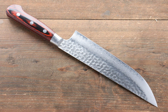 Sakai Takayuki VG10 33 Layer Damascus Butcher 210mm Mahogany Pakka wood Handle (Super Deal) - Japanny - Best Japanese Knife