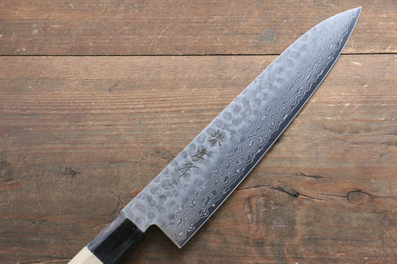 Sakai Takayuki AUS10 45 Layer Damascus Gyuto 210mm Magnolia Handle - Japanny - Best Japanese Knife