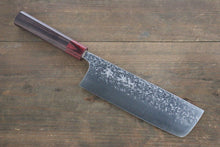  Yu Kurosaki Shizuku R2/SG2 Hammered Nakiri Japanese Chef Knife 180mm - Japanny - Best Japanese Knife