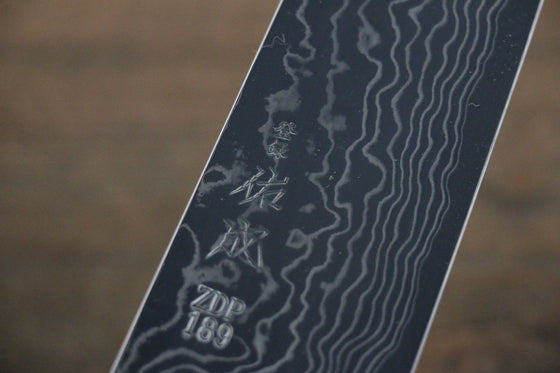 Sukenari ZDP189 Damascus Kiritsuke Gyuto 270mm Shitan Handle - Japanny - Best Japanese Knife