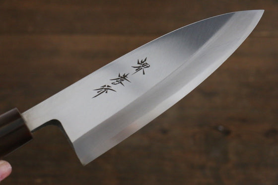 Sakai Takayuki Kasumitogi White Steel Syushikkan engraving Deba - Japanny - Best Japanese Knife