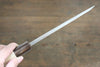 Sakai Takayuki Kasumitogi White Steel Yagasuri engraving Deba - Japanny - Best Japanese Knife