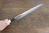 Sakai Takayuki Kasumitogi White Steel Yanagiba Magnolia Handle - Japanny - Best Japanese Knife
