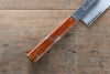 Sakai Takayuki VG10 33 Layer Damascus Nakiri 160mm Live oak Lacquered (Seiren) Handle - Japanny - Best Japanese Knife