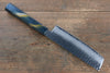 Sakai Takayuki VG10 33 Layer Damascus Nakiri 160mm Live oak Lacquered (Saiseki) Handle - Japanny - Best Japanese Knife
