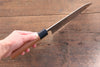 Nao Yamamoto SRS13 Black Damascus Santoku 165mm Cherry Blossoms Handle - Japanny - Best Japanese Knife