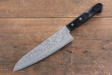  Nao Yamamoto SG2 Damascus Migaki Finished Gyuto 180mm Black Pakka wood Handle - Japanny - Best Japanese Knife