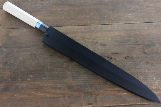 Black Saya Sheath for Yanagiba Knife with Plywood Pin-300mm - Japanny - Best Japanese Knife