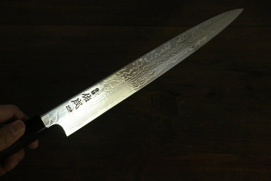 Sukenari ZDP189 Damascus Sujihiki 270mm Shitan Handle - Japanny - Best Japanese Knife