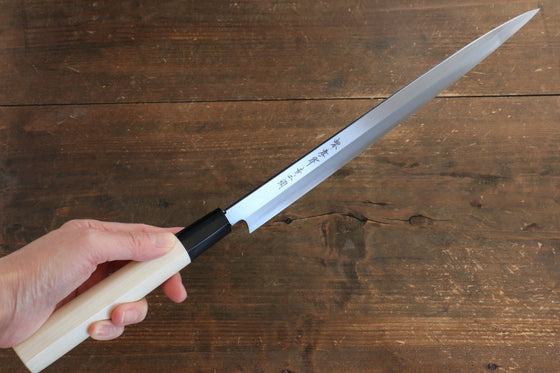 Sakai Takayuki Blue Steel No.2 Fuguhiki 300mm Magnolia Handle - Japanny - Best Japanese Knife