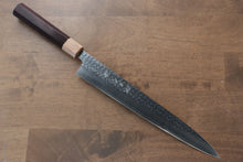  Yu Kurosaki Senko R2/SG2 Hammered Sujihiki 270mm Shitan Handle - Japanny - Best Japanese Knife