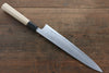 Kikumori Blue Steel No.1 Damascus Sujihiki 240mm with Magnolia Handle - Japanny - Best Japanese Knife