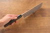 Yoshimi Kato Blue Super Migaki Finished Nakiri 165mm with Shitan Handle - Japanny - Best Japanese Knife