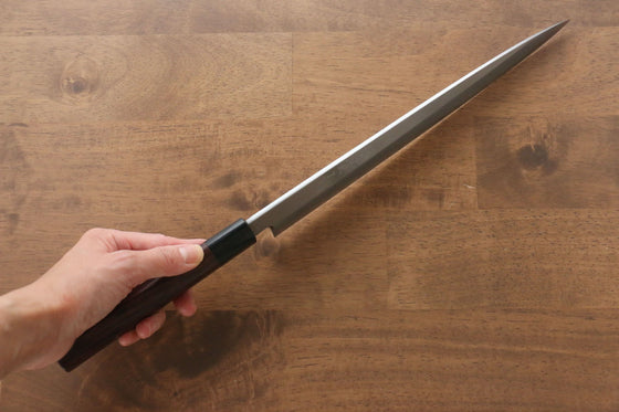 Jikko White Steel No.2 Yanagiba 270mm Shitan Handle - Japanny - Best Japanese Knife