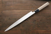 Sakai Takayuki [Left Handed] INOX Yanagiba Magnolia Handle - Japanny - Best Japanese Knife