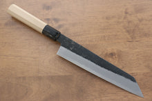  Kikuzuki White Steel No.2 Black Finished Kiritsuke Gyuto 210mm Magnolia Handle - Japanny - Best Japanese Knife