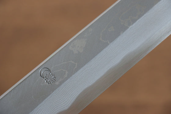 Kikuzuki Blue Steel No.1 Damascus Yanagiba 300mm Magnolia Handle - Japanny - Best Japanese Knife