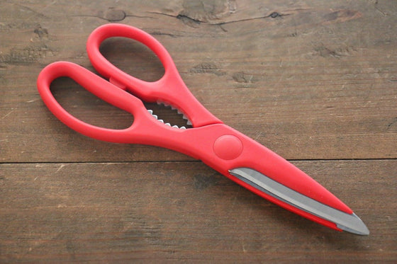 Silky Kitchen Scissors Red - Japanny - Best Japanese Knife