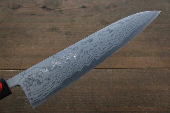 Shigeki Tanaka Blue Steel No.2 Damascus Gyuto 210mm Walnut Handle - Japanny - Best Japanese Knife