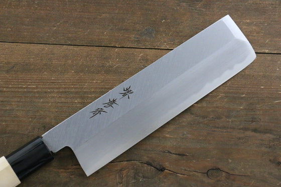 Sakai Takayuki Kasumitogi White Steel Usuba Magnolia Handle - Japanny - Best Japanese Knife
