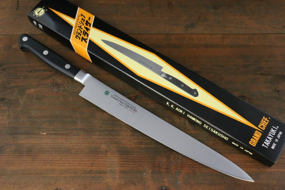 Sakai Takayuki Grand Chef Swedish Steel Sujihiki - Japanny - Best Japanese Knife