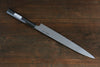 Sakai Takayuki Byakko White Steel No.1 Yanagiba Ebony Wood Handle - Japanny - Best Japanese Knife