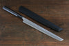 Sakai Takayuki Byakko White Steel No.1 Sakimaru Takohiki 270mm Ebony Wood Handle with Sheath - Japanny - Best Japanese Knife