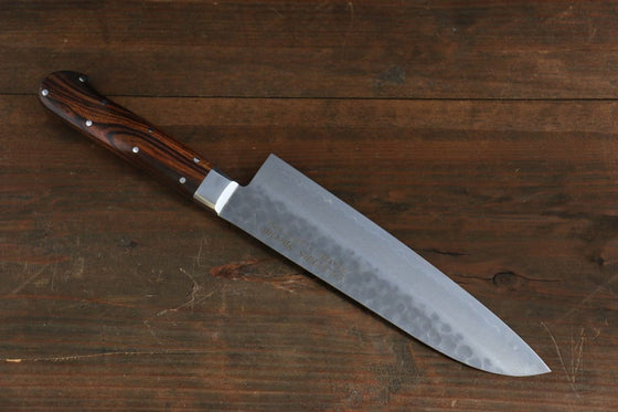 Sakai Takayuki VG10 17 Layer Damascus Santoku 180mm Desert Ironwood Handle - Japanny - Best Japanese Knife
