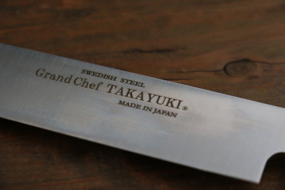 Sakai Takayuki Grand Chef Swedish Steel-stn Kiritsuke Yanagiba 260mm with Sheath - Japanny - Best Japanese Knife