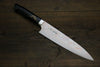 Takeshi Saji Maki-e Art Blue Steel No.2 Colored Damascus Gyuto 210mm Lacquered Handle - Japanny - Best Japanese Knife