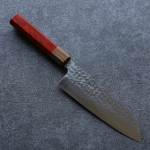  Yu Kurosaki Senko R2/SG2 Hammered Santoku 165mm Padoauk Handle - Japanny - Best Japanese Knife
