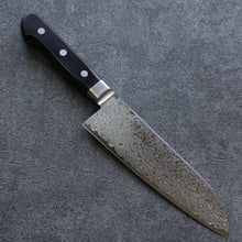  Seisuke ZA-18 Damascus Santoku 165mm Black Pakka wood Handle - Japanny - Best Japanese Knife