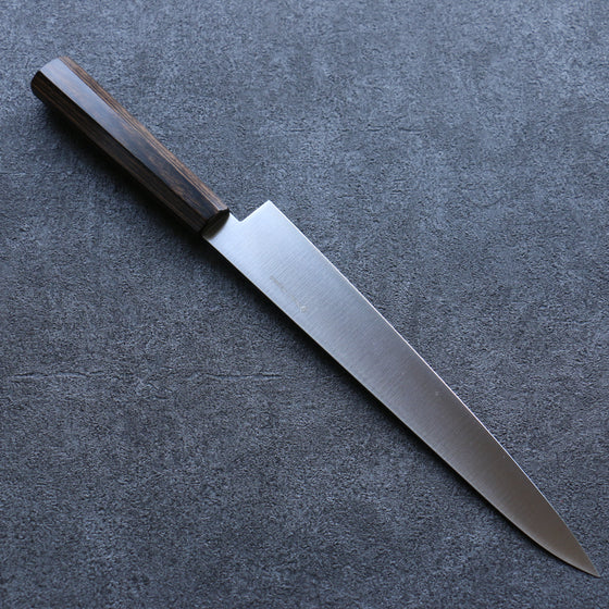 Kanetsune Ichizu VG10 Sujihiki 240mm Brown Pakka wood Handle - Japanny - Best Japanese Knife