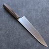 Kanetsune Ichizu VG10 Gyuto  210mm Brown Pakka wood Handle - Japanny - Best Japanese Knife