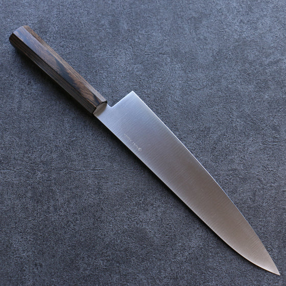 Kanetsune Ichizu VG10 Gyuto  240mm Brown Pakka wood Handle - Japanny - Best Japanese Knife