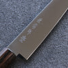 Kanetsune Ichizu VG10 Petty-Utility 135mm Brown Pakka wood Handle - Japanny - Best Japanese Knife