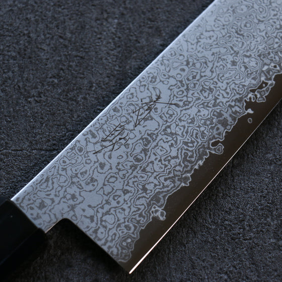 Seisuke VG10 Damascus Santoku 180mm Lacquered Handle - Japanny - Best Japanese Knife