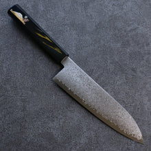  Seisuke VG10 Damascus Santoku 180mm Fuji Lacquered Handle - Japanny - Best Japanese Knife