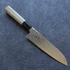 Misuzu AUS10 Damascus Migaki Finished Santoku  180mm Magnolia Handle - Japanny - Best Japanese Knife