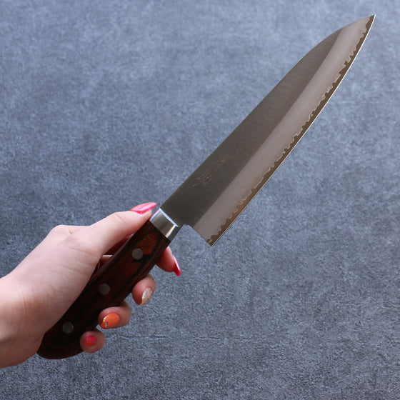 Seisuke VG1 Kasumitogi Gyuto 180mm Mahogany Handle - Japanny - Best Japanese Knife