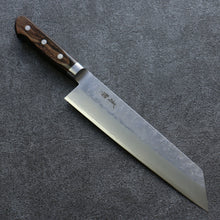  Seisuke Silver Steel No.3 Nashiji Kiritsuke Gyuto Japanese Knife 210mm Brown Pakka wood Handle - Japanny - Best Japanese Knife