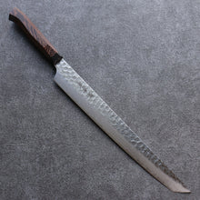  Sakai Takayuki Genbu AUS10 45 Layer Damascus Sakimaru Sujihiki 300mm Wenge Handle - Japanny - Best Japanese Knife
