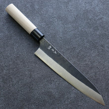  Yoshimi Kato White Steel Black Gyuto  210mm Magnolia Handle - Japanny - Best Japanese Knife