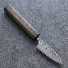  Yoshimi Kato VG10 Damascus Petty-Utility 75mm Black Persimmon Handle - Japanny - Best Japanese Knife