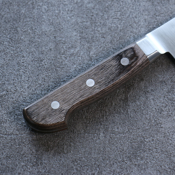 Seisuke R2/SG2 Hammered Gyuto  210mm Gray Pakka wood Handle - Japanny - Best Japanese Knife