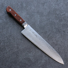  Seisuke R2/SG2 Hammered Gyuto 210mm Mahogany Handle - Japanny - Best Japanese Knife