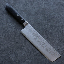  Seisuke VG10 Damascus Nakiri Japanese Knife 165mm Black Pakka wood Handle - Japanny - Best Japanese Knife